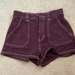 PacSun Cargo Short Maroon